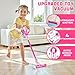 BLAXTEM 4in1 Kids Toy Vacuum That Works with Suction Electric Toy Toddler Vacuum Cleaner for Children Ages 3 4 5 6 Boys GirlsToddlers Toys Cleaning Set for Pretend Play Pink - Image 4