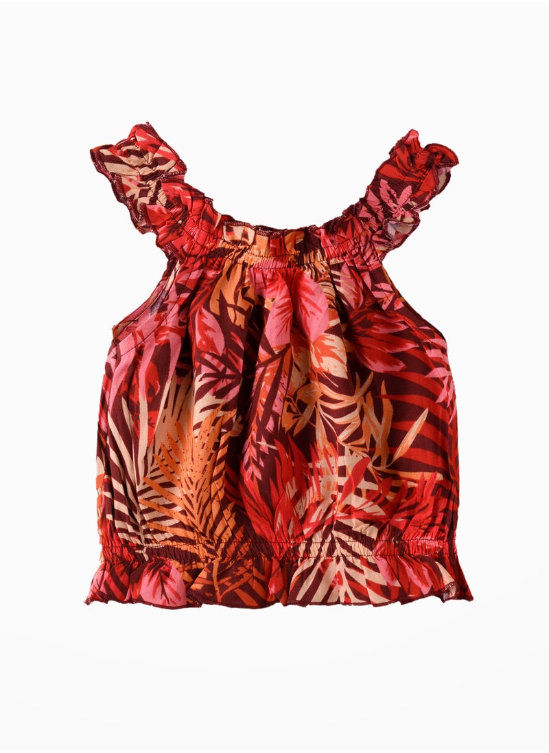 Jelliene Cozy Chic: Girls' Breathable Blouse Soft Style & Summer Sunshine  - Image 1