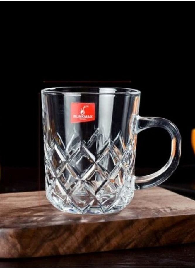 Blink Max Set of 6 clear glass tea cups  - Image 1