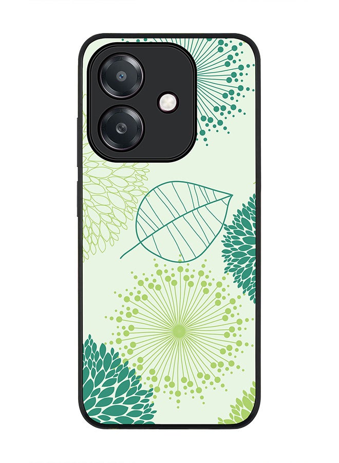 Stylizedd For Oppo A3x 4G / A3 4G Case,Slim fit Camera Protection, Shockproof Thin Phone cover - Single Leaf - Image 1