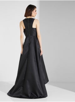 Adrianna Papell Mikado Asymmetrical Detail Dress  - Image 2