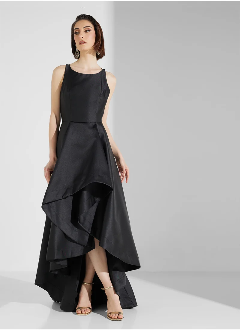ادريانا بابيل Mikado Asymmetrical Detail Dress