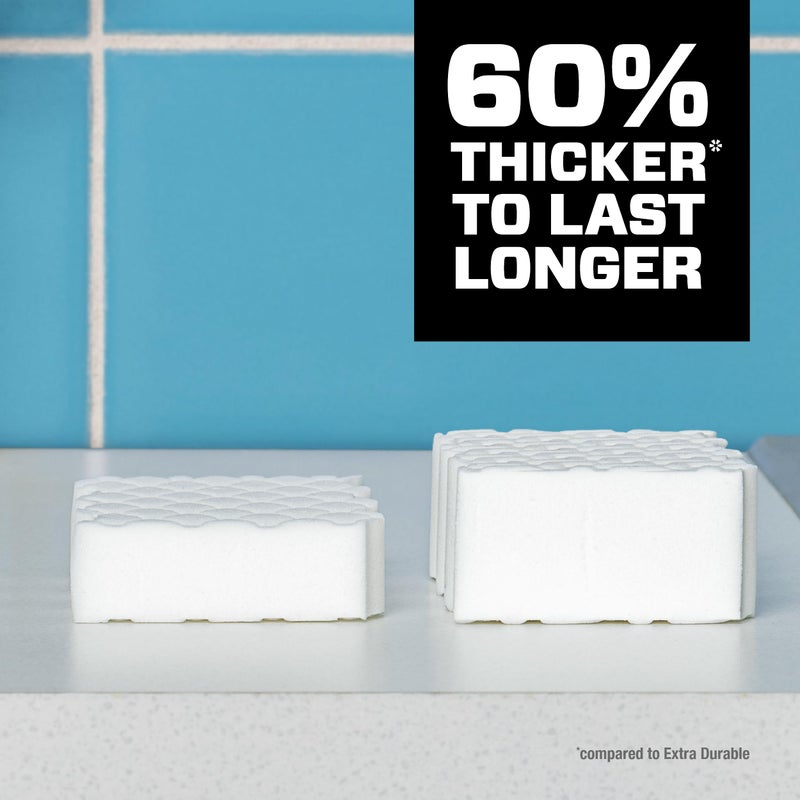 Mr Clean ممحاة السحر من مستر كلين سميكة للغاية منظف متعدد الأغراض، إسفنجة ممحاة سحرية منظف متعدد الأسطح، 1 قطعة - Image 2