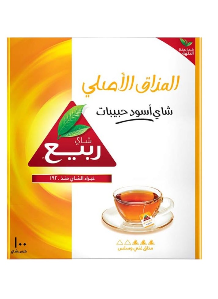شاي ربيع شاى الربيع الاسود الاصلى فتله -100 فتلة  - Image 1