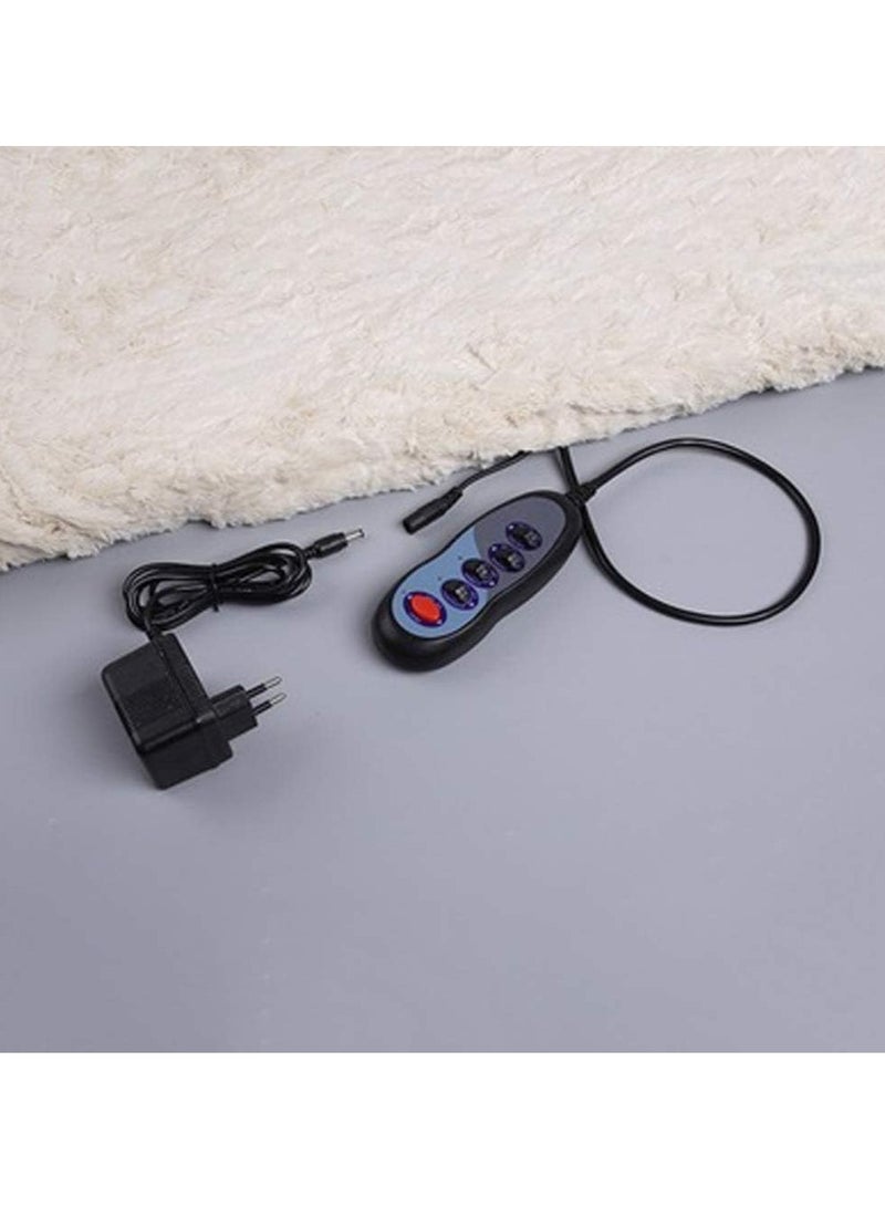 Electric Full Body Massage Bed With 9 Motors for Pain Relief Vibration at Bed Chair Sofa, Massager bed with remote control, home body massager head leg - Image 4