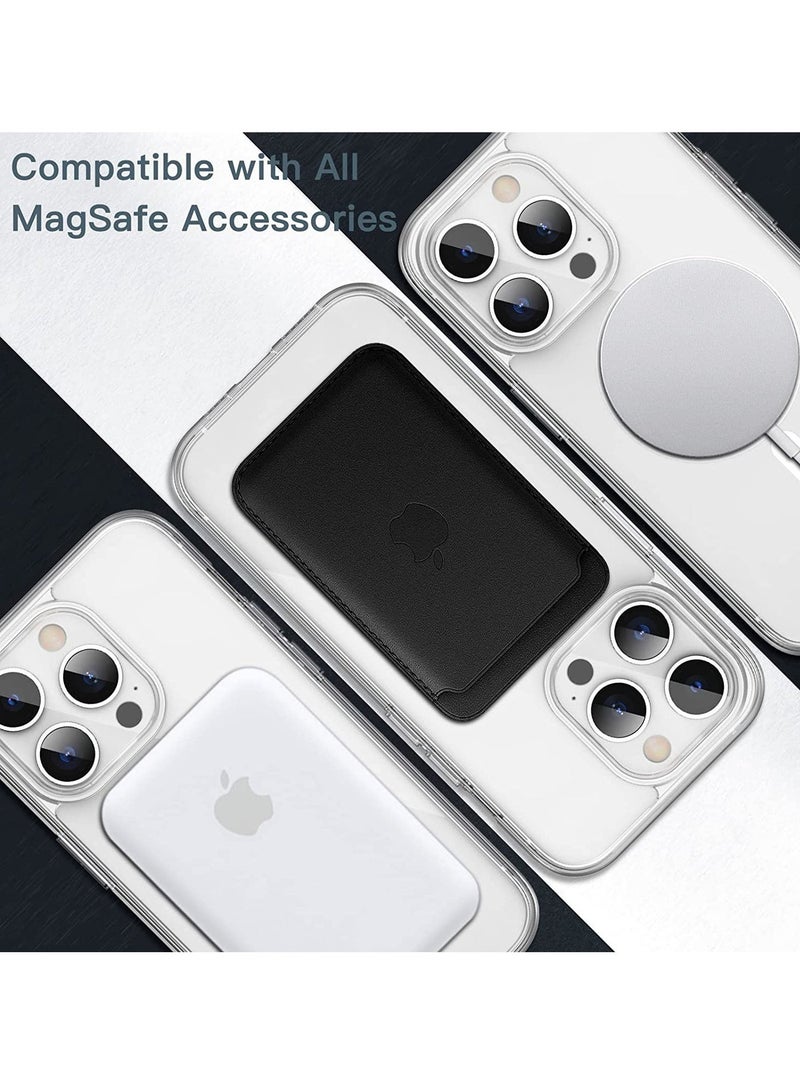 Raxoom Magnetic Case for iPhone 14 Pro Max 6.7-inch Compatible with MagSafe Wireless Charging, Shockproof Phone Bumper Cover, Anti-Scratch Clear Back (Clear) - Image 3