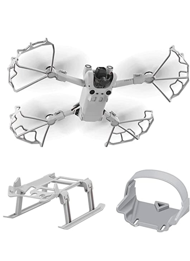 SYOSI - 3-in-1 Propeller Guard Holder Strap Drone Landing Gear for DJI Mini 3 Pro RC Accessories Protect in Good - Image 1
