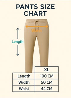 Soft Steps Stylish and practical men's waffle pants with double pockets and elasticated leg XL  - Image 3