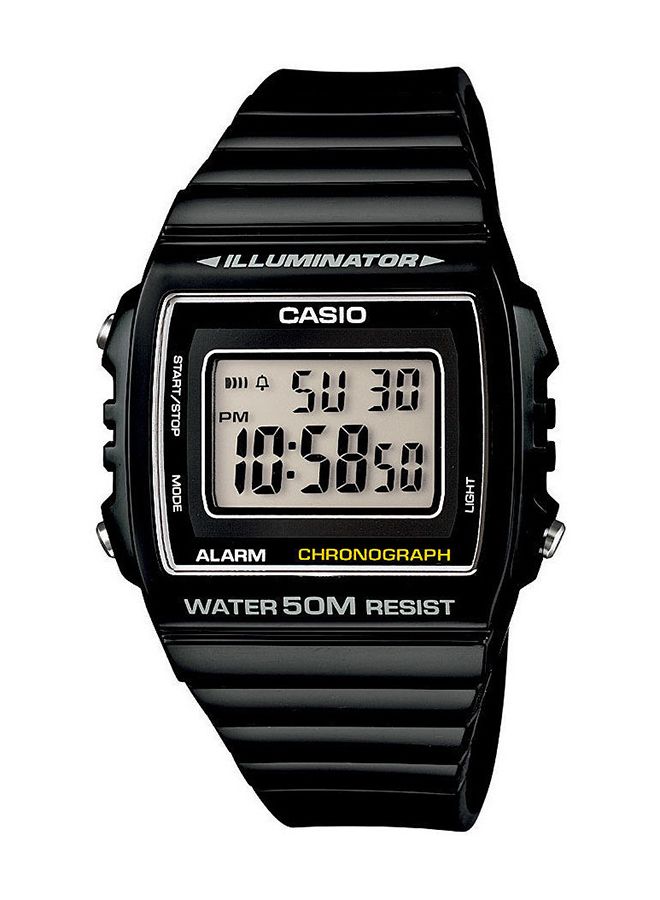 CASIO Men Classic Resin Digital Quartz Watch W215H - 40 mm - Black - Image 1