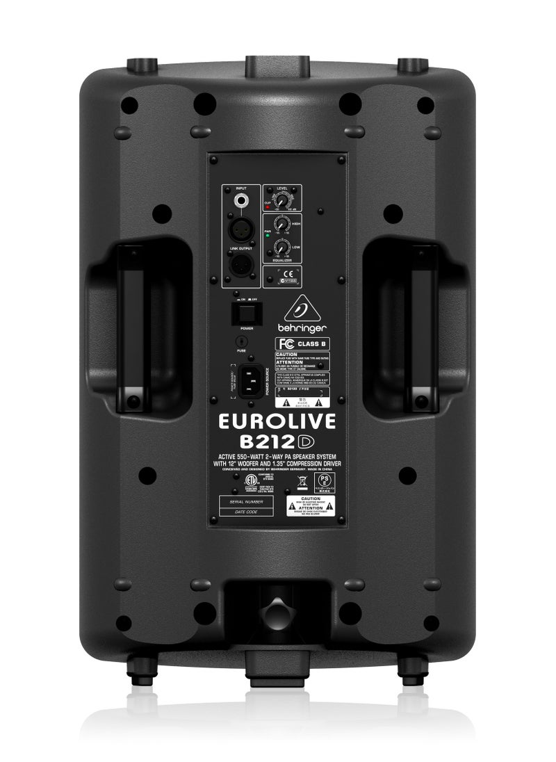 behringer - Behringer EUROLIVE B212D Active 550-Watt 2-Way PA Speaker - Image 1