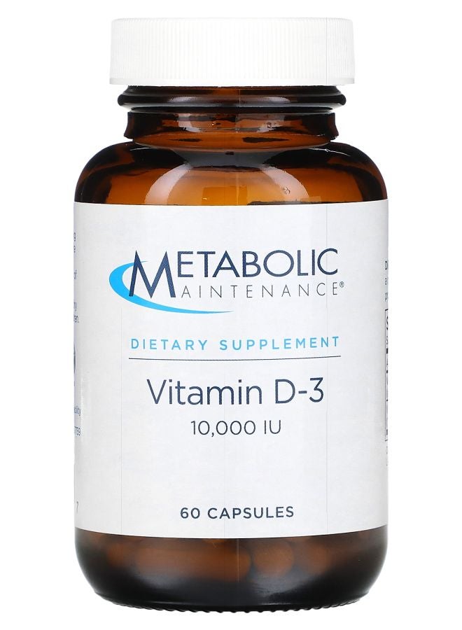 Metabolic Maintenance Vitamin D-3 10000 IU 60 Capsules