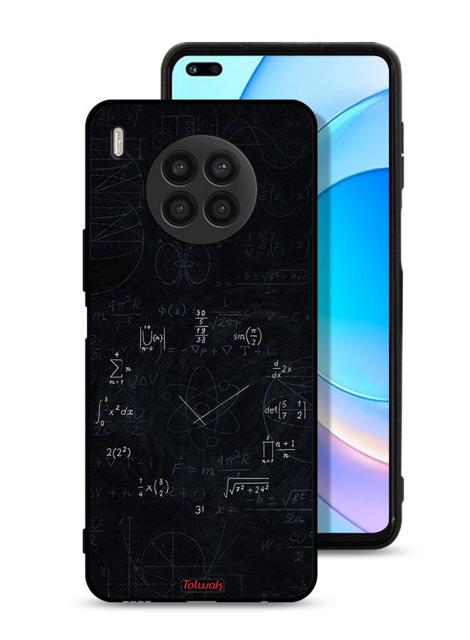 Tolwak Huawei nova 8i Protective Case Cover Maths Clock - Image 1