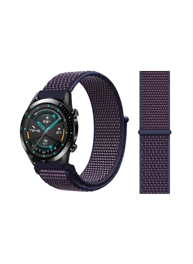 PROMASS Stylish Replacement Band For Huawei Watch GT/GT 2 46mm Indigo