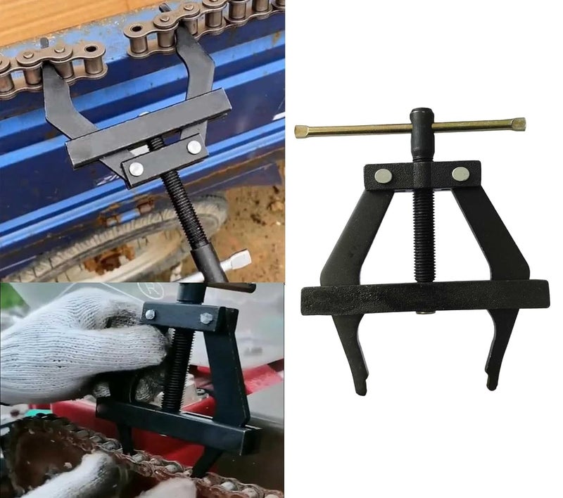 Inditrust Roller Chain Puller Holder. Works with #25-530 Chains. Perfect for Motorcycle, Bicycle, Go Kart, ATV Chain Repair & Installation. - Image 3
