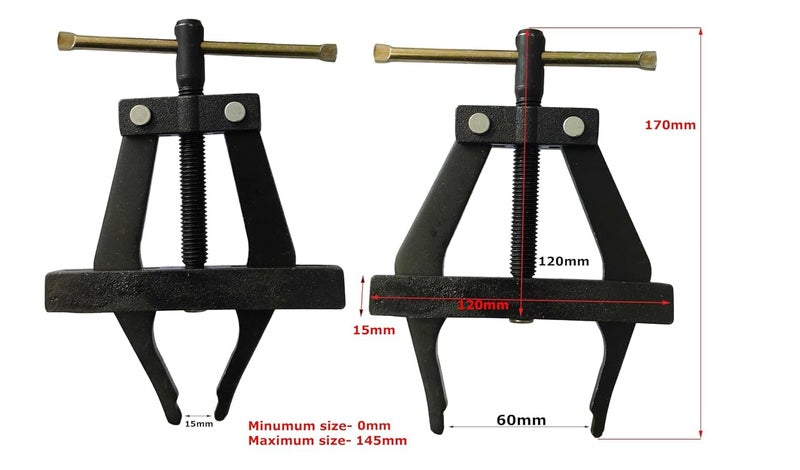 Inditrust Roller Chain Puller Holder. Works with #25-530 Chains. Perfect for Motorcycle, Bicycle, Go Kart, ATV Chain Repair & Installation. - Image 4