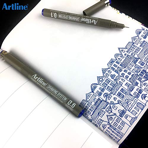 Artline drawing system pen - black 0.6 mm writing width - Image 4