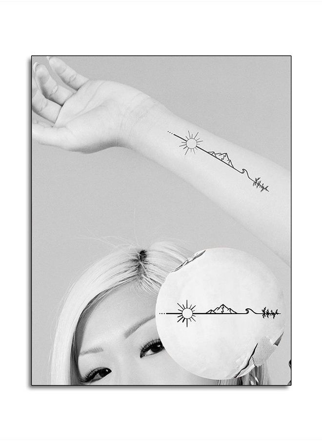 inkbox - Inkbox Temporary Tattoos, Semi-Permanent Tattoo, One Premium Easy Long Lasting, Water-Resistant Temp Tattoo with For Now Ink - Lasts 1-2 Weeks, Love Tattoo, 1 x 1 in, Make Love - Image 1