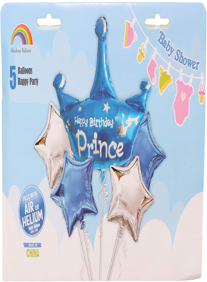 Mcolour Balloon Mcolour Balloon Birthday Balloon Set 5 Pcs