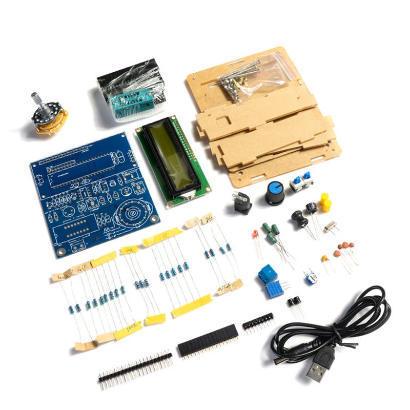Capacitance Measurement Meter Multi-functional Design Lcd Display - Sw3 Self-locking Switch Function Inductance Frequency Measurement Meter for Diy Electronics Enthusiasts and Beginners - Image 1