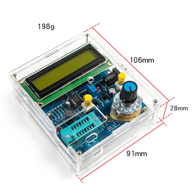 Capacitance Measurement Meter Multi-functional Design Lcd Display - Sw3 Self-locking Switch Function Inductance Frequency Measurement Meter for Diy Electronics Enthusiasts and Beginners - Image 3
