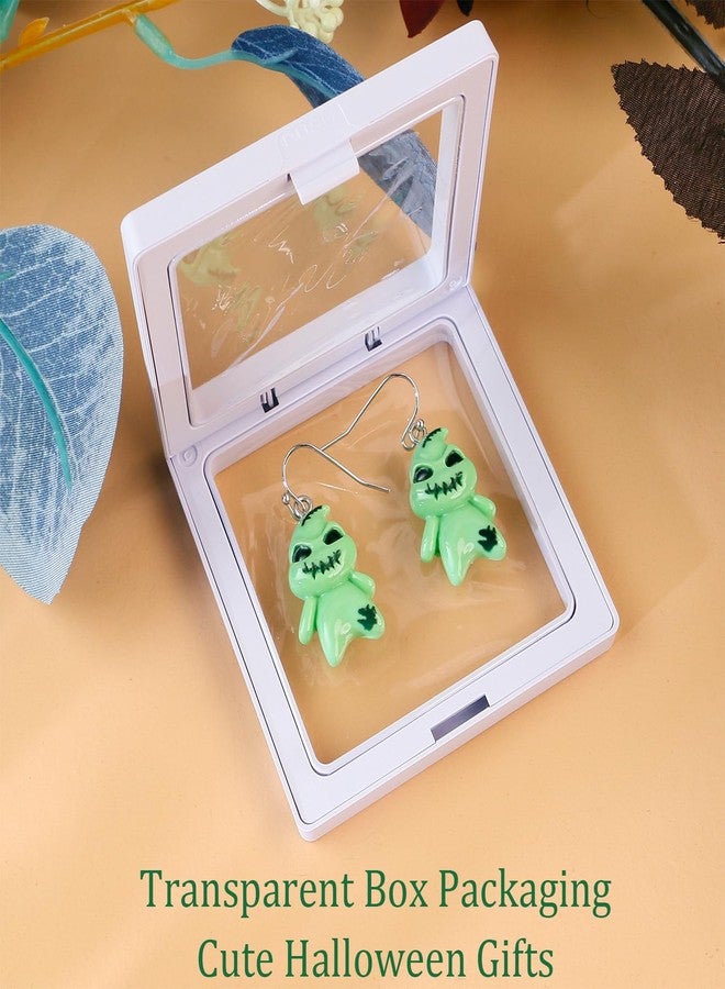 DAYANEY Halloween Earrings for Women as Nightmare Movie Before Chrsitmas Gifts, Green Ghostface Earrings for Girls Cute Boogcy Costume Spooky Basket Stuffers Cute Holiday Jewelry - Image 5