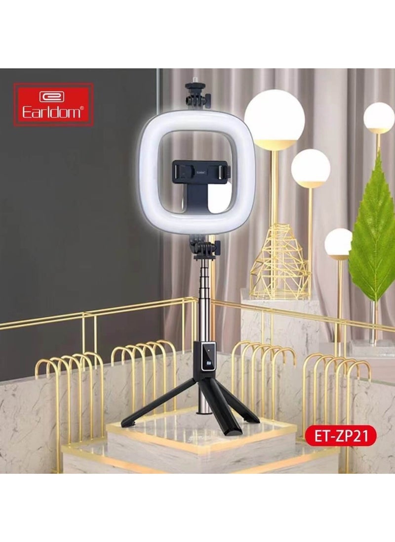 Earldom - Earldom ZP21 Multifunctional Live Broadcast Foldable Ring Light - Image 1