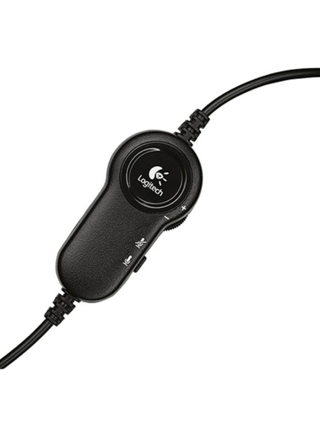Logitech H151 Wired Stereo Headset with 3.5mm Jack, Noise-Cancelling Rotating Boom Microphone, In-Line Volume & Mute Controls, Adjustable Headband, Lightweight Foam Ear Cushions, Stereo Sound (20Hz-20kHz), 1.8m Cable, Compatible with PC/Mac/Smartphone/Tablet, Black - Image 5