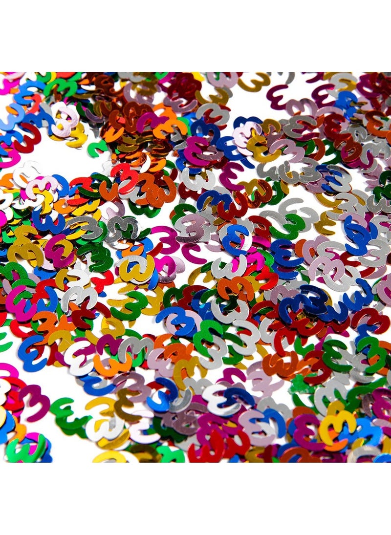 3-Years Birthday Confetti Multicolored 14g