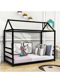 Al Home Kids Bed: 120x200x140 cm, Black by Alhome 