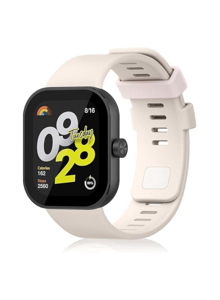 Strap Bracelet compatible with for  Xiaomi Mi Band 8 Pro Women Men, Silicone Replacement Wristbands Watch Strap for Xiaomi Mi Band 8 Pro (Star Light)