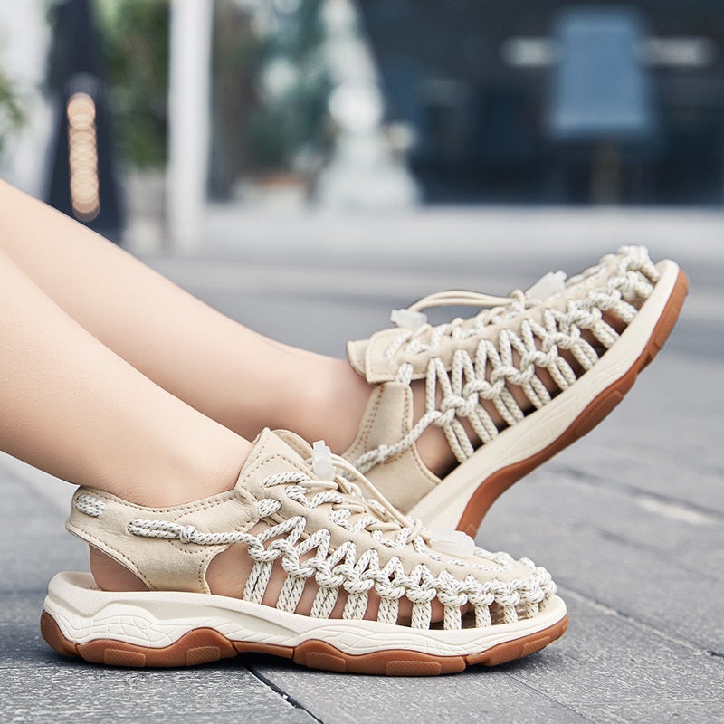 New Sandals Woven Small Children'S Sandals Medium Children'S Sandals Men'S Sandals Large Children'S Sandals Beach Shoes Roman Sandals - Image 4