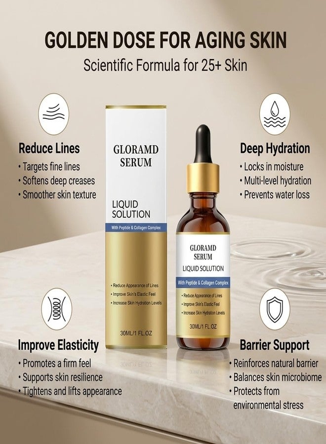 Aiwejay Gloramd Face Lifting Serum 2 Pack- Gloramd Liquid Solution with Botanical Extracts & Collagen, Hydrating & Firming Facial Serum - Image 3