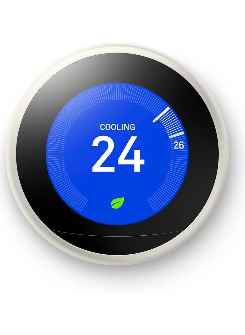 Nest - Nest 3rd Generation learning programmable Thermostat White T3017US - Image 1