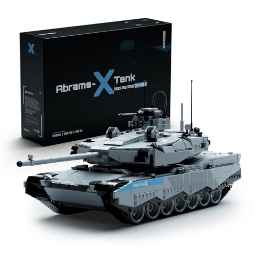 Nifeliz Military AbramsX Tank Model Set Modern Army Main Tank Building Set for Adults to Build and Collection Display Model for Military Enthusiasts 2136 PCS NF10300 - Image 1