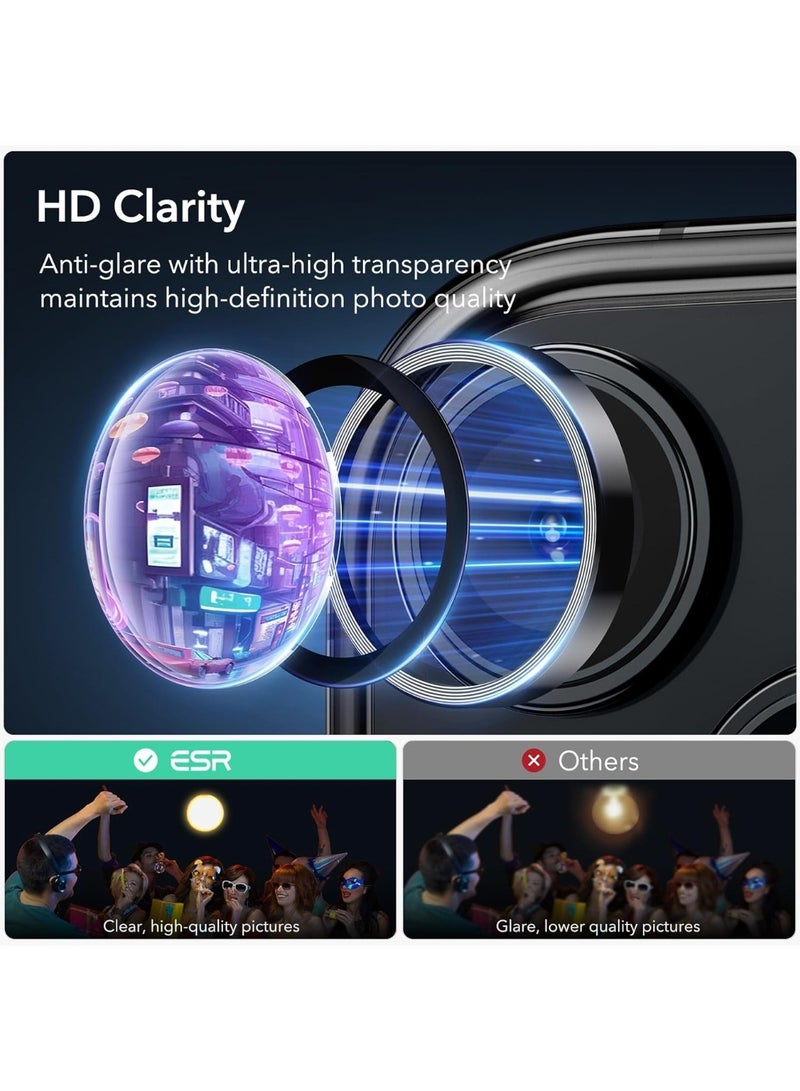 CHU DAI 2-Pack Camera Lens Protector for iPhone 14/ iPhone15 / iPhone16 , 9H Tempered Glass, Anti-Scratch, Case Friendly, Does Not Affect Night Shots, HD Clear  - Image 2