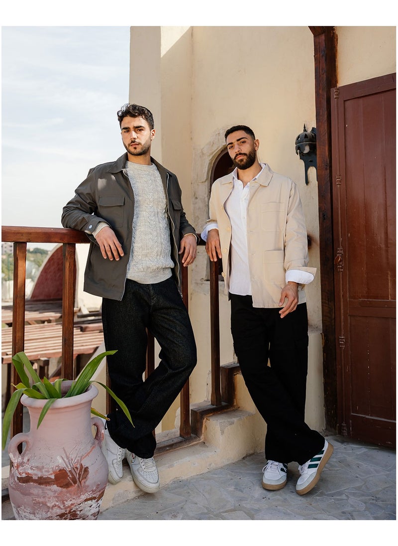 SHIRT - Plain Tailored Button-Up Shirt - Image 1