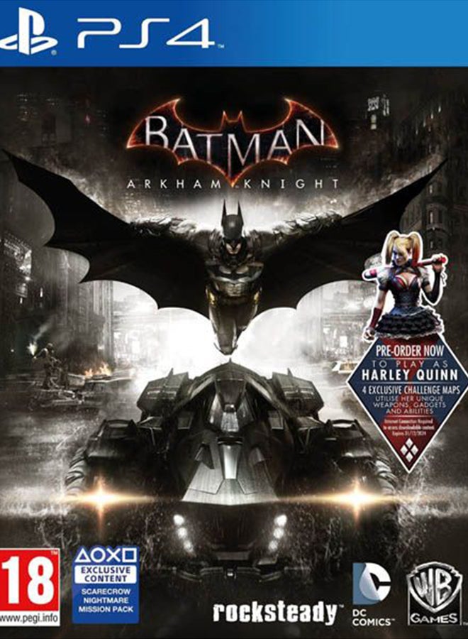 دبليو بي جيمز لعبة الفيديو Batman: Arkham Knight - منطقة بال - (إصدار عالمي) - مغامرة - playstation_4_ps4 - Image 1