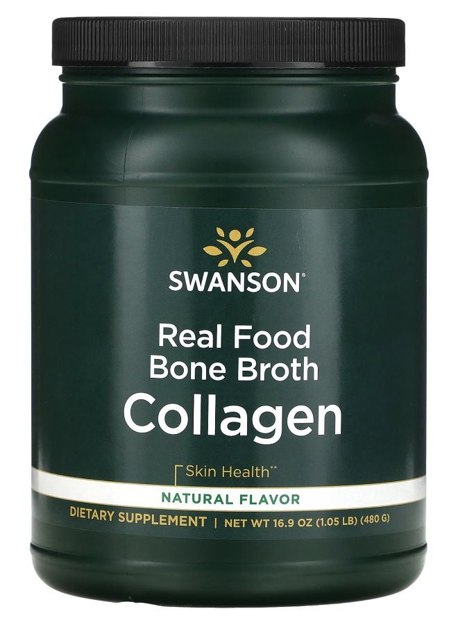 SWANSON Real Food Bone Broth Collagen 1.05 lbs (480 g) 