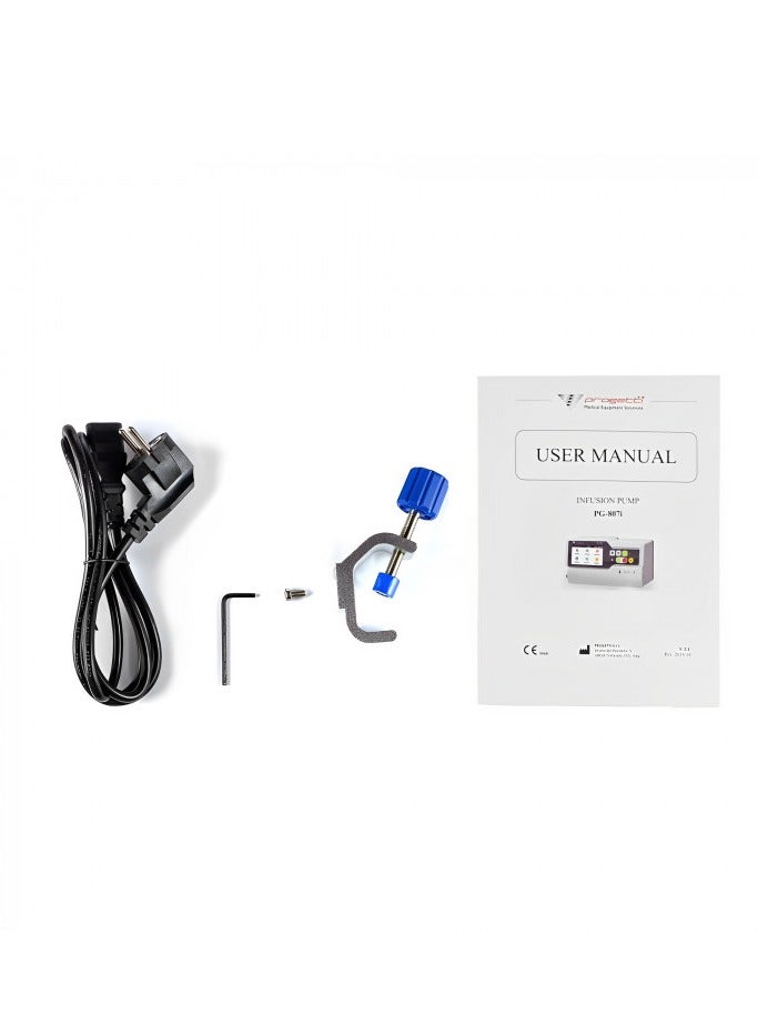 ABRONN Syringe Pump PG-907s – 4.3” LCD Touch-Screen, Dual CPUs, Drug Error Reduction System (DERS), Automatic Syringe Size Detection (2-60ml), Anti-Reserve Motor Function, Wireless Wi-Fi Networking - Image 4