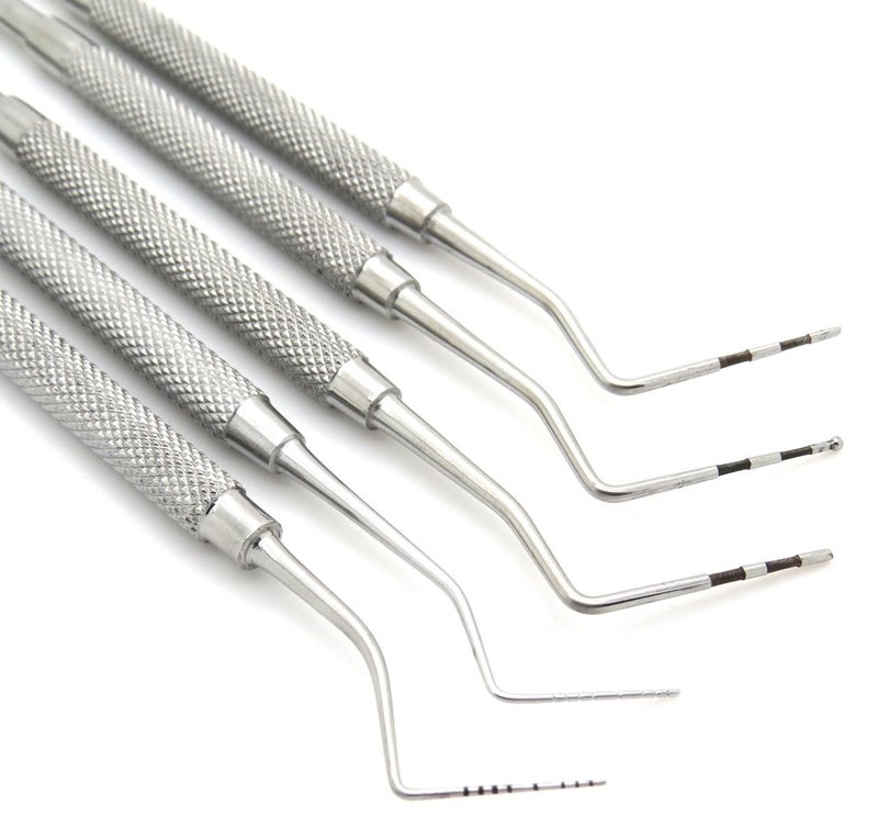 Premium Instruments PERIODONTAL William Probes Set of 5 Examination Probe CP11,CP12,CPTN - Image 2