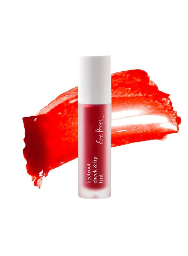 Ere Perez Natural Beetroot Cheek + Lip Tint | Water-Resistant, Long-Lasting, Hydrating, Vibrant | Blue Agave, Rosehip Oil, Vitamin E | Vegan, Cruelty-Free, Clean Beauty (Joy-Red) - Image 1
