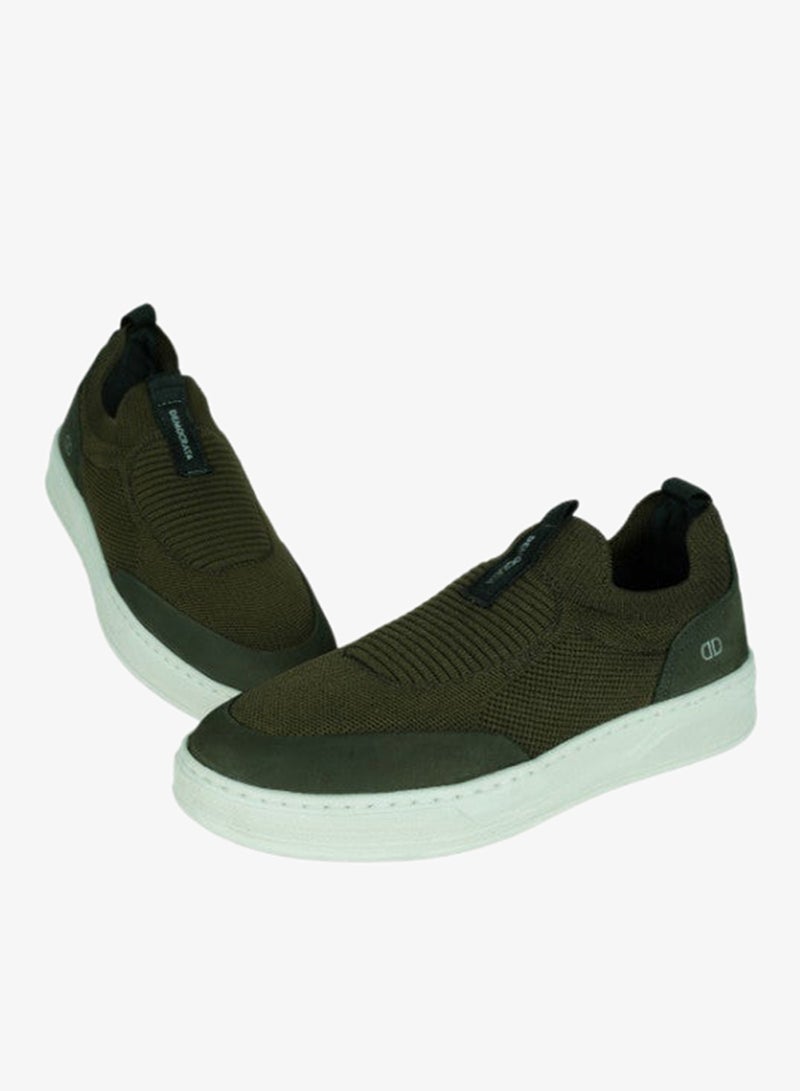 DEMOCRATA 032-122 Democrata Mens Sneakers Olive 122115-005 Olive - Image 2