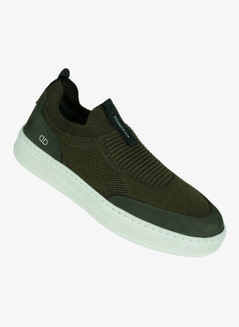 DEMOCRATA 032-122 Democrata Mens Sneakers Olive 122115-005 Olive - Image 1