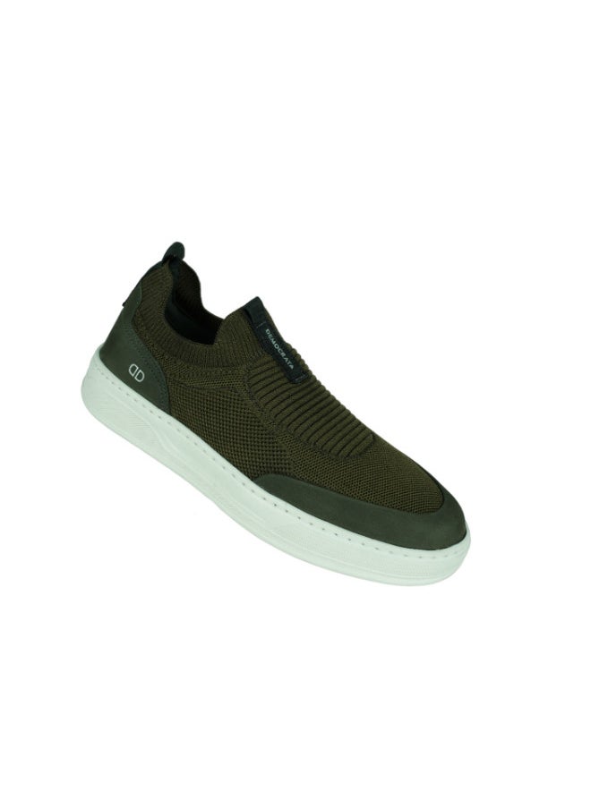 DEMOCRATA - 032-122 Democrata Mens Sneakers Olive 122115-005 Olive - Image 1