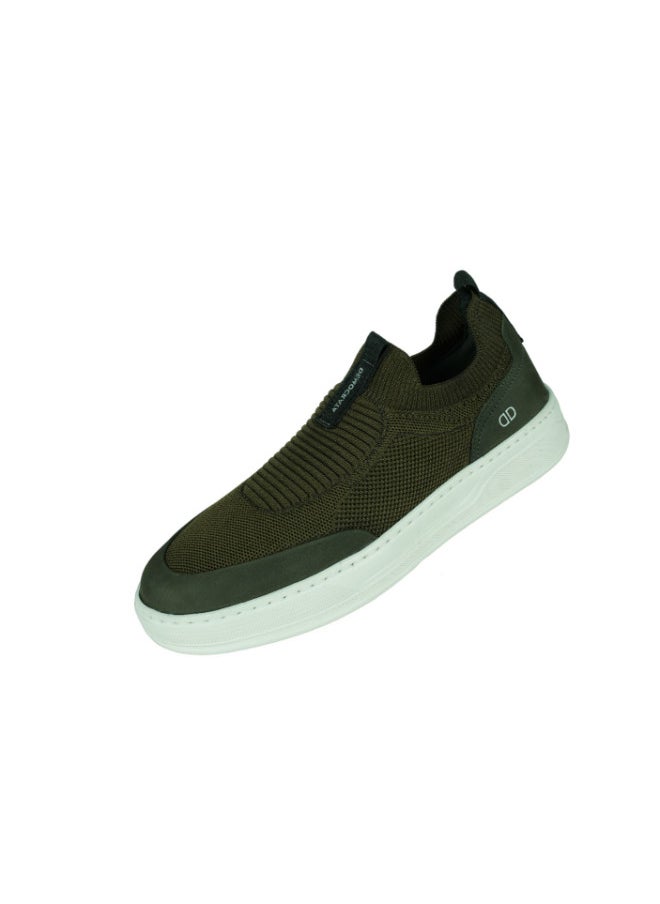 DEMOCRATA - 032-122 Democrata Mens Sneakers Olive 122115-005 Olive - Image 1