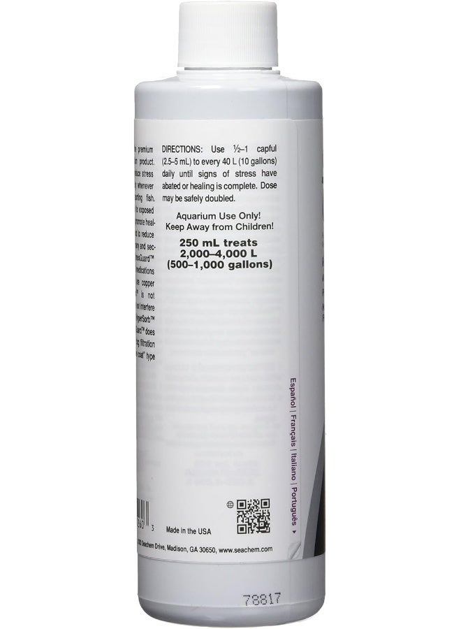 Seachem سيكم ستريسغارد لحماية طبقة المخاط - مخفض للضغط والسمية الناتجة عن الأمونيا 250 مل - Image 4