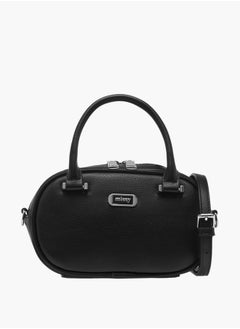 MISSY Women Textured Tote Bag with Zip Closure and Adjustable Strap  - Image 1