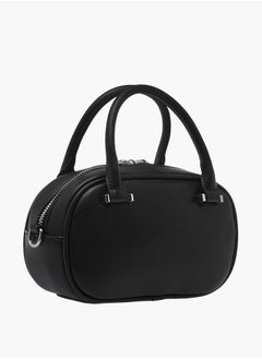 MISSY Women Textured Tote Bag with Zip Closure and Adjustable Strap  - Image 3