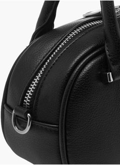 MISSY Women Textured Tote Bag with Zip Closure and Adjustable Strap  - Image 5