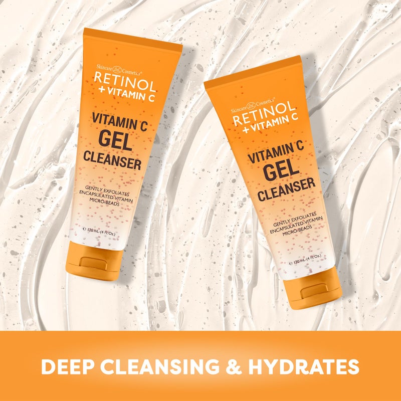 LIVAURA Retinol + Vitamin C Cleanser Face Wash, Brightens and Reduces Signs of Aging, Fine Lines and Uneven Texture, 4 Oz - Image 4